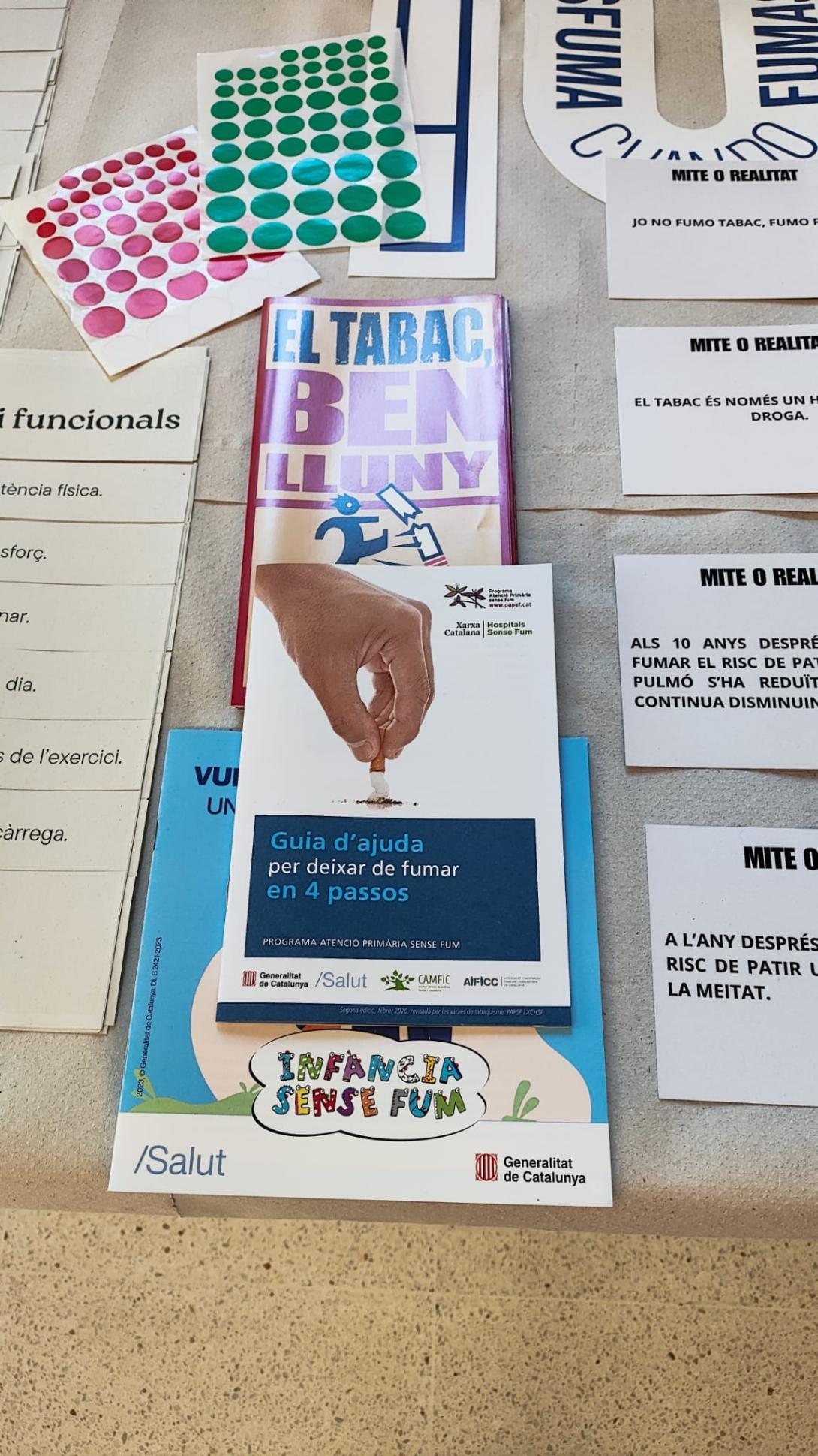 Taula informativa de l'EAP Primer de Maig 